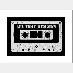 All That Remains - Vintage Cassette White Posters and Art